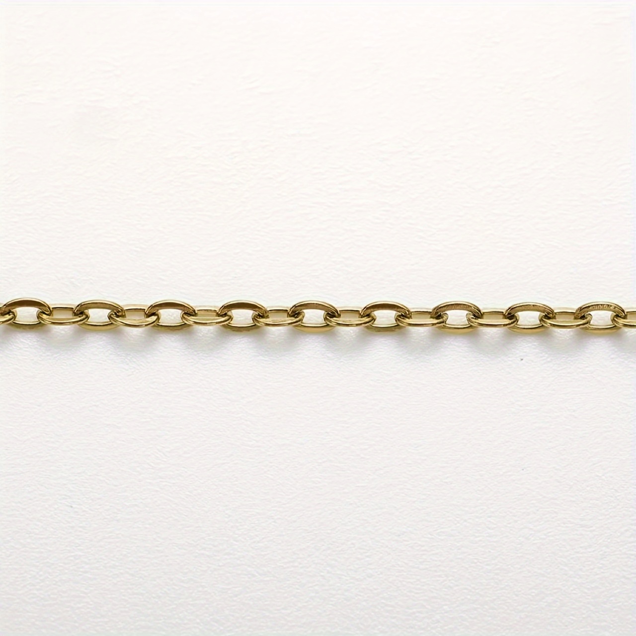 10pcs Stainless Steel Necklace Chains 14K Golden Plated DIY Beading Crochet